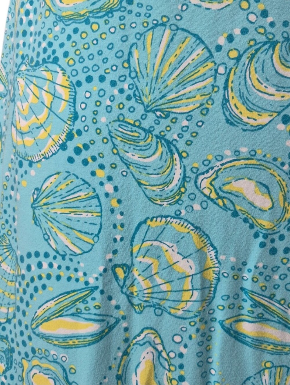 Lilly Pulitzer Strapless Ruffled Bodice Shell Print Maxi Dress M Coastal Resort - Picture 7 of 14